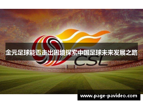 金元足球能否走出困境探索中国足球未来发展之路