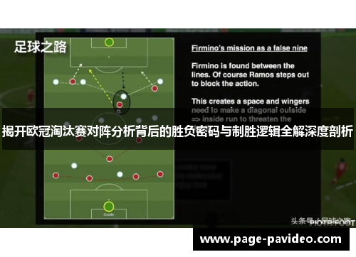 揭开欧冠淘汰赛对阵分析背后的胜负密码与制胜逻辑全解深度剖析